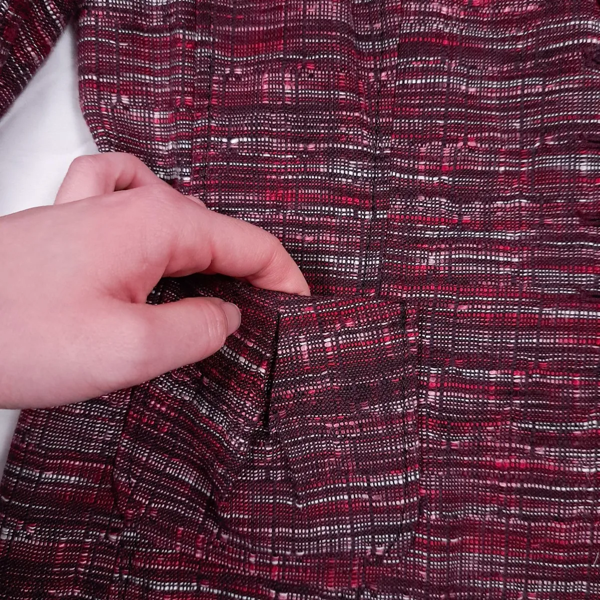 Marks & Spencer Pink Tweed Blazer 10UK/38EU - Image 4