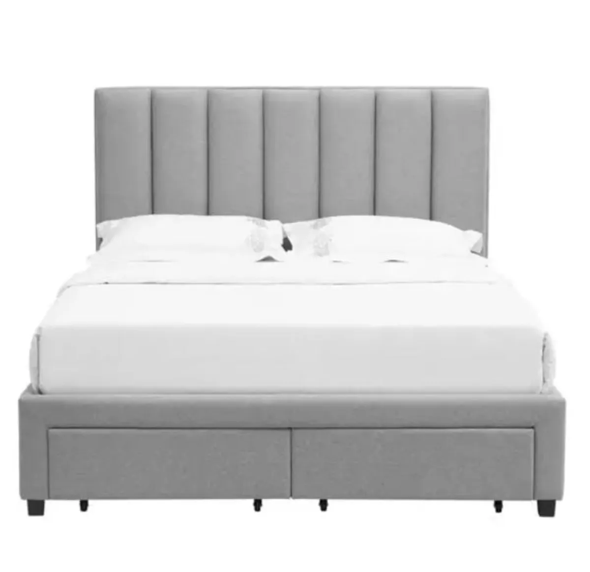 Hove Grey Storage Bedframe / 2 Sizes - Image 2