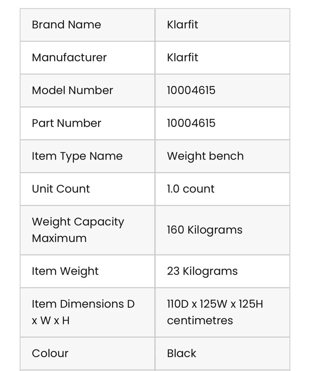 Klarfit bench - Image 3