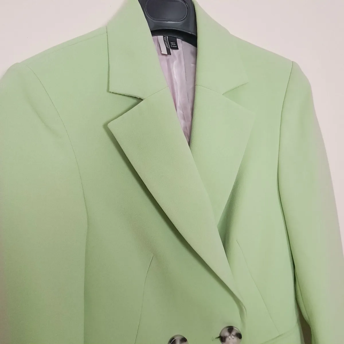 Topshop Pastel Green Blazer Jacket 6UK/34EU - Image 2