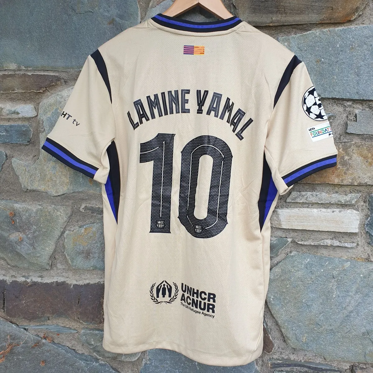 Barcelona Lamine Yamal away shirt  fitted - Image 1