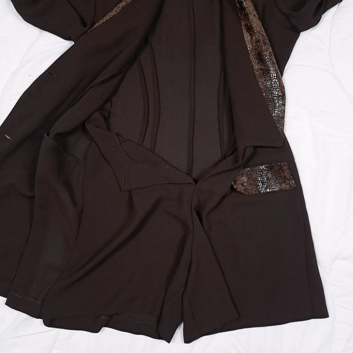 Joseph Ribkoff Vintage Brown  Romper 12UK/40EU - Image 4