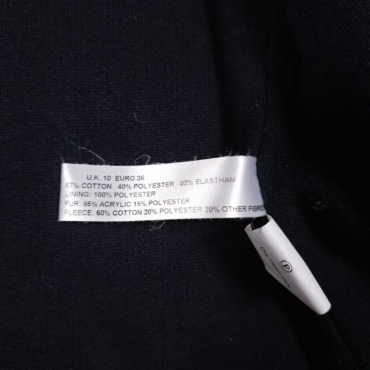 Kaliko Dark Charcoal Grey Zip-Up Jacket 10UK/38EU - Image 4