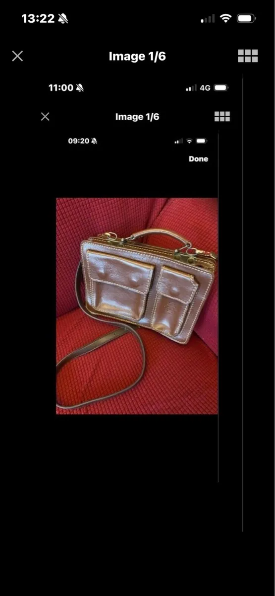 Leather Shoulder Bag - Image 1