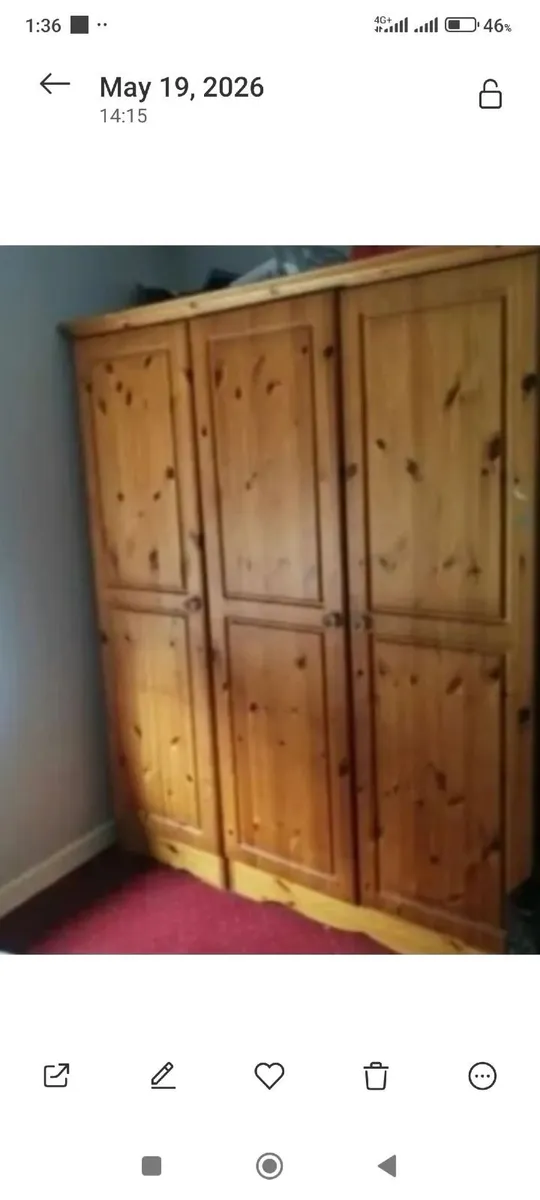 Triple wardrobe - Image 1