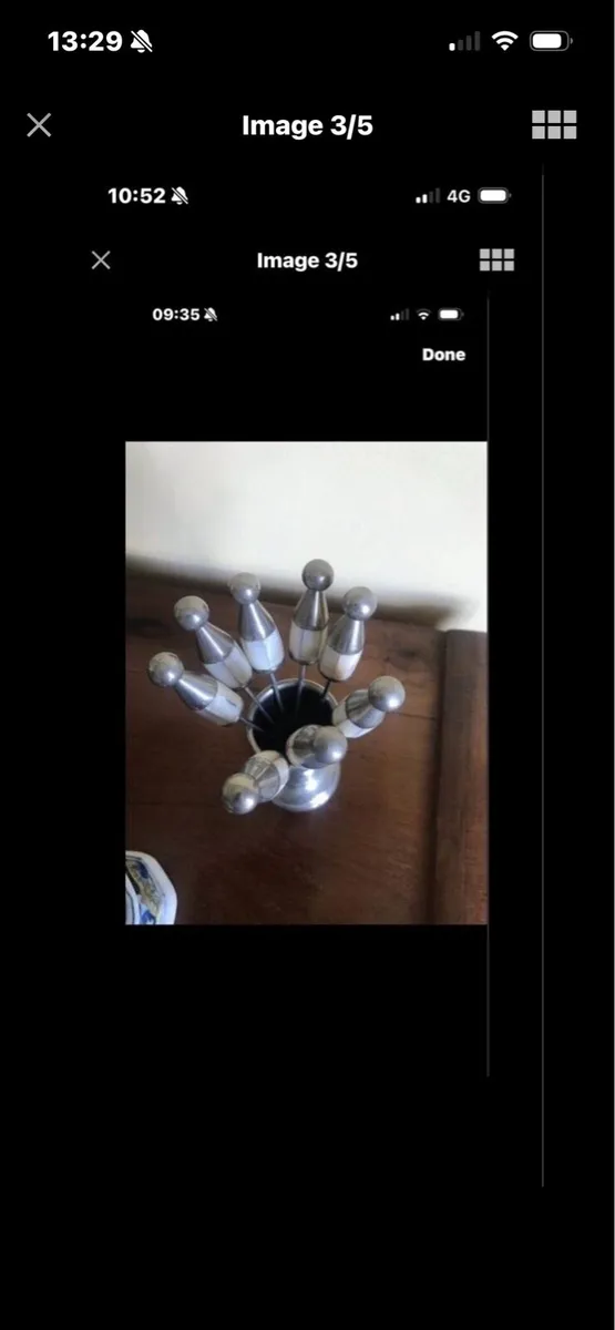 Mother of Pearl Snack Fork Set - Image 3