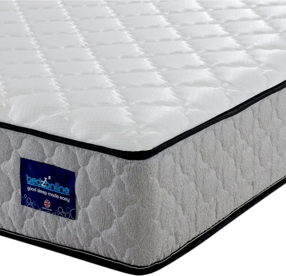 Cool-Touch Memory Foam Spring Mattress - 4ft6 - Image 1