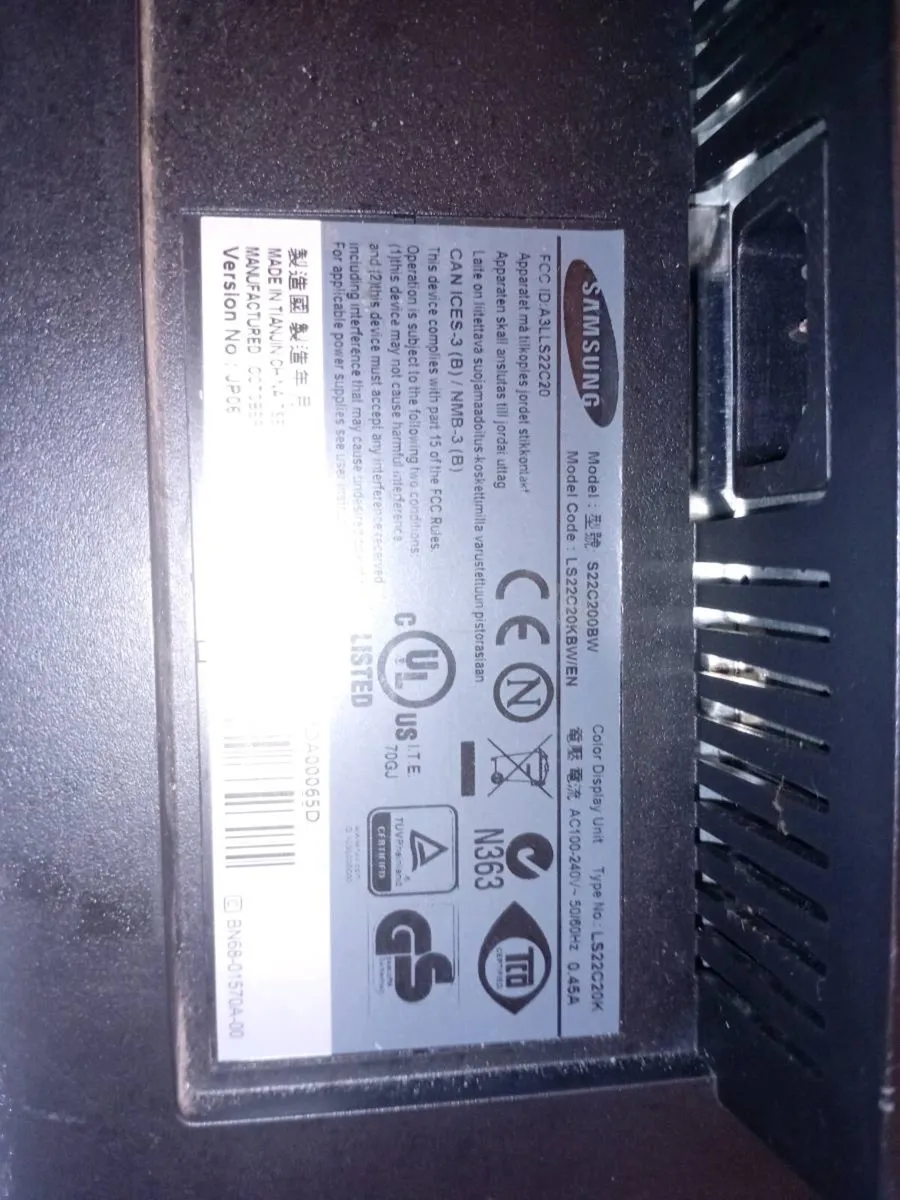 Samsung pc monitor - Image 1