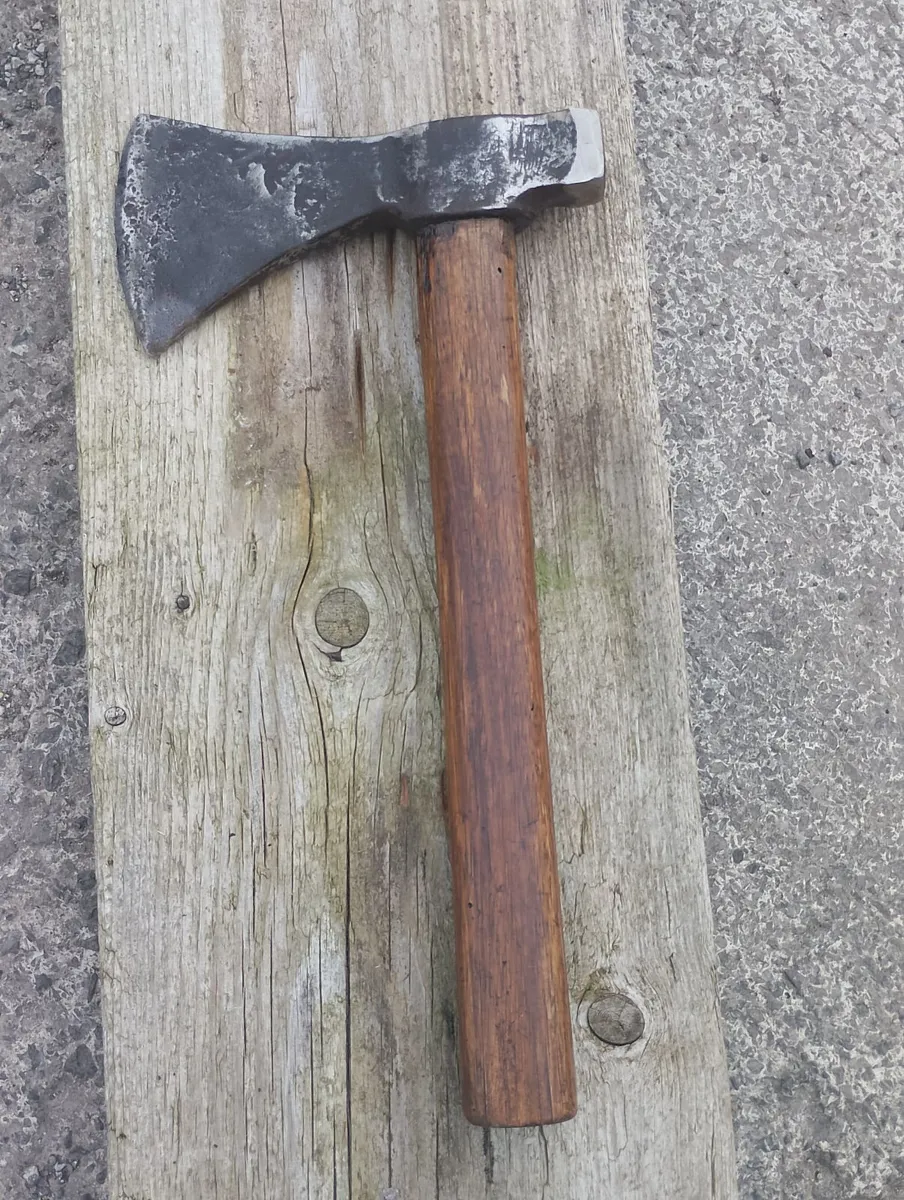 Antique French hand axe hachet - Image 1