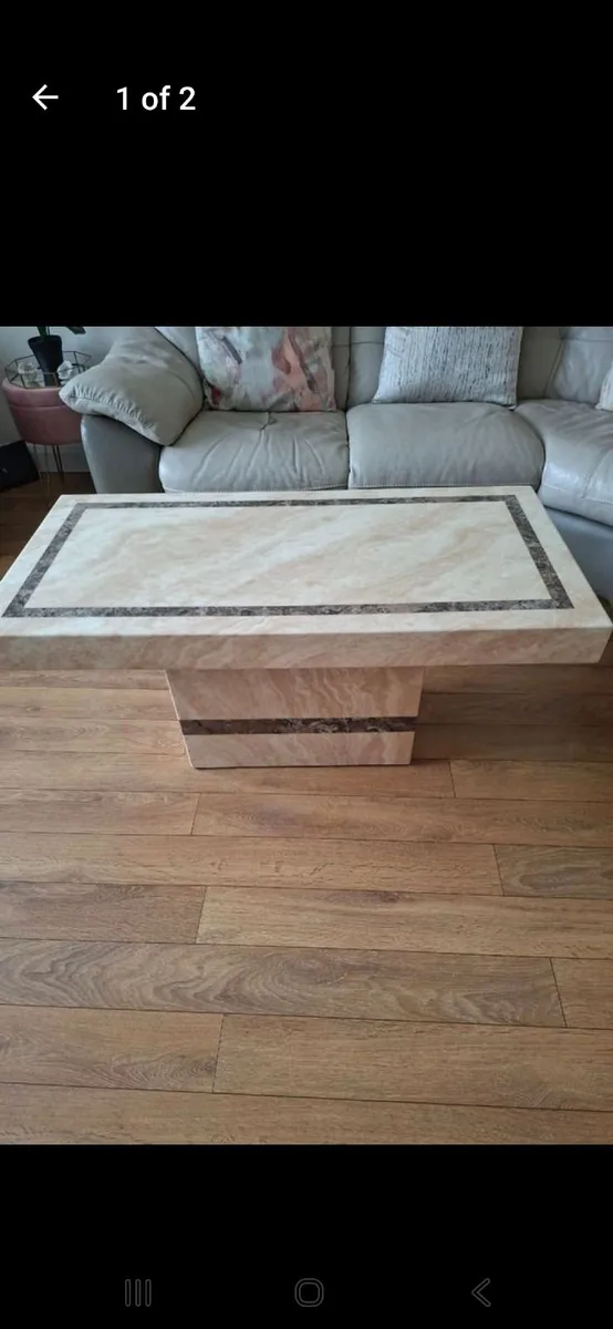 2 marble tables - Image 4