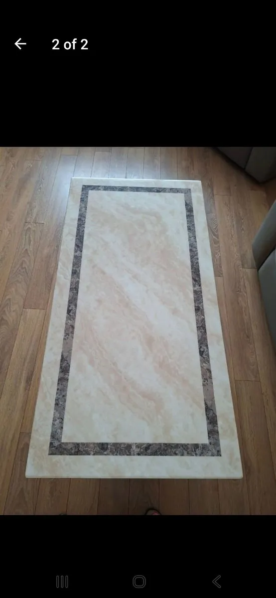 2 marble tables - Image 3