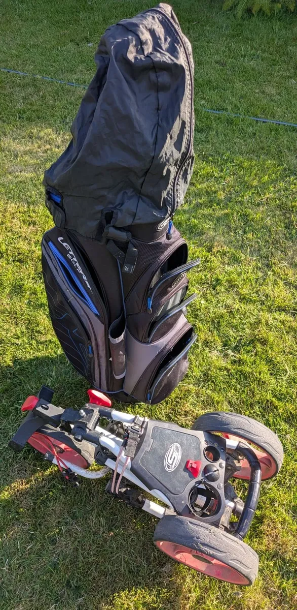 Golf Cart and Bag - Image 1