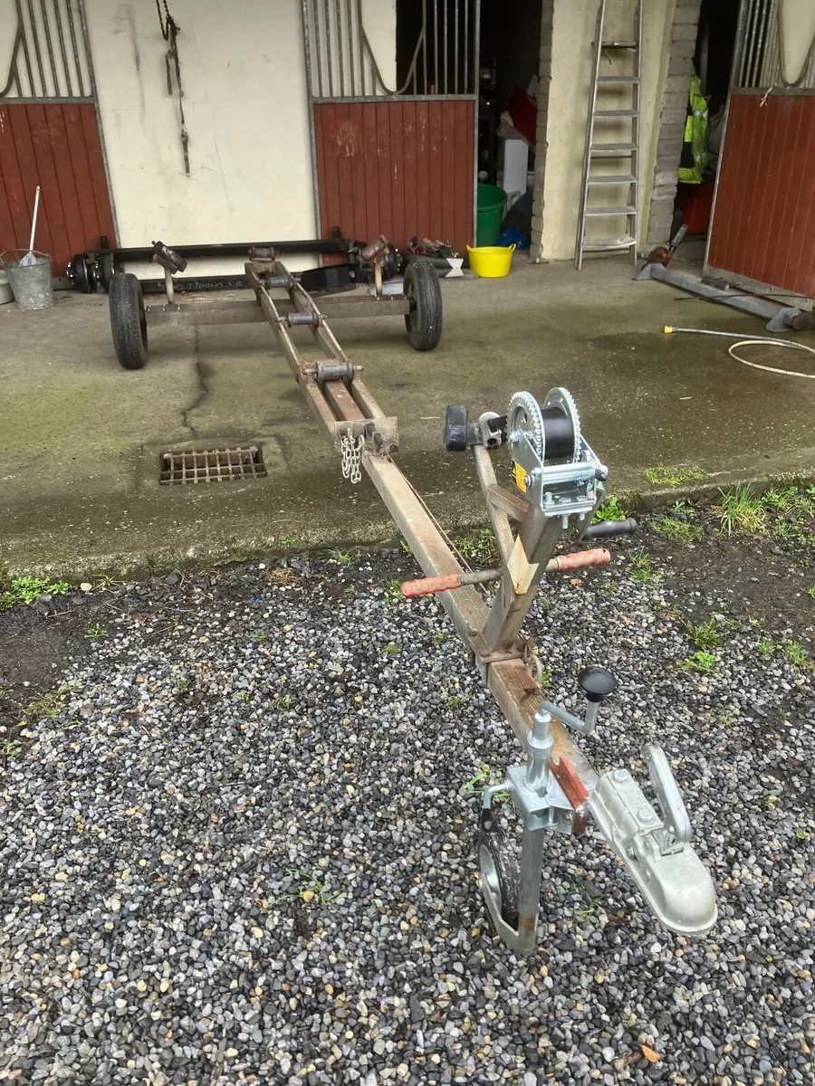 16-17FT BOAT TRAILER NEW AXLES AND BEARINGS €795 - Image 1