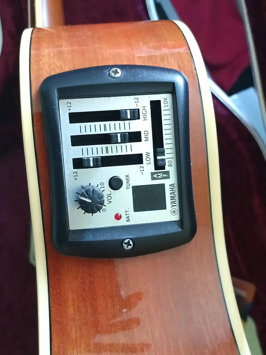 Yamaha Guitar Left Handed - Image 2