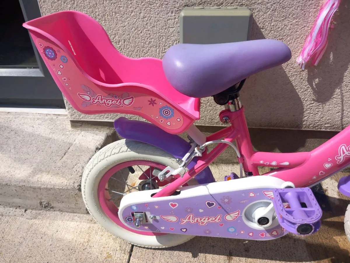 Kids angel bike size 12 inch wheels - Image 3