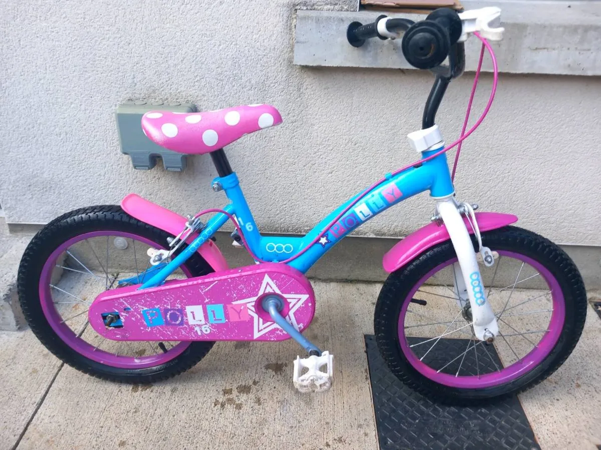 Kids polly bike size 16 inch wheels. - Image 1