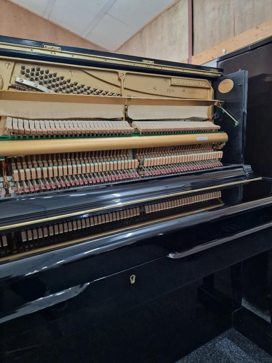 Yamaha YUS Silent Upright Piano | c.1982 | Black - Image 3