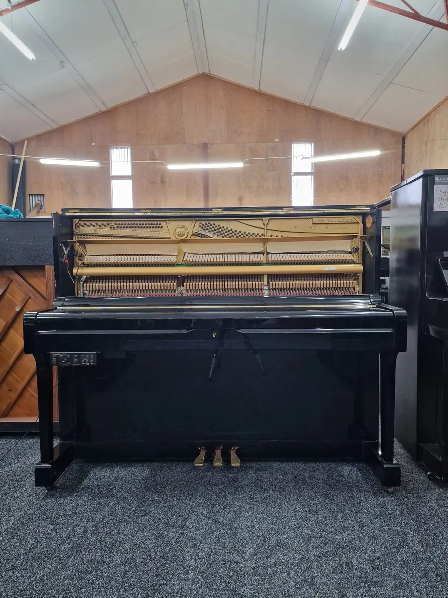 Yamaha YUS Silent Upright Piano | c.1982 | Black - Image 4