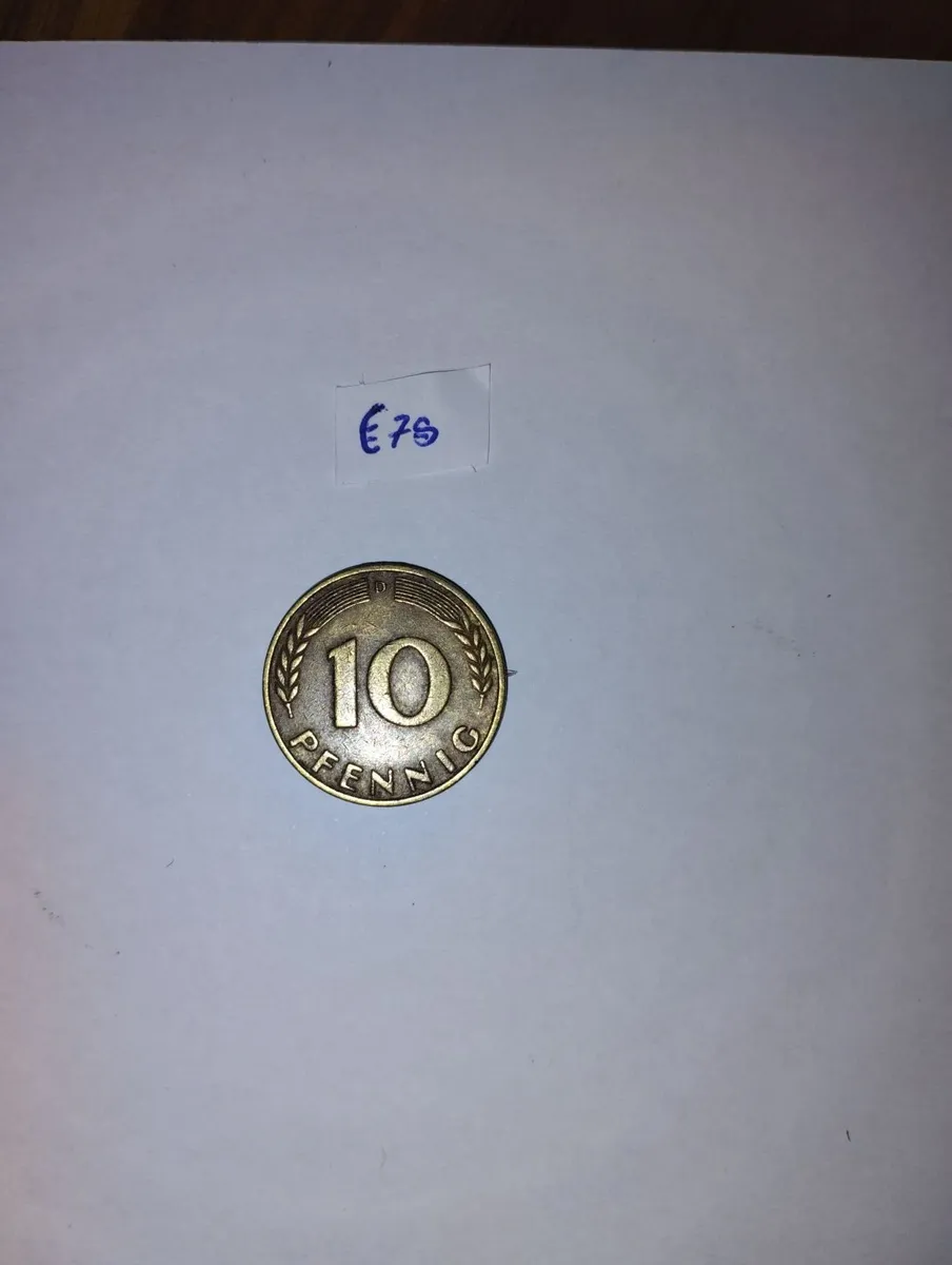 1950 10 Pfennig Coin - Image 1