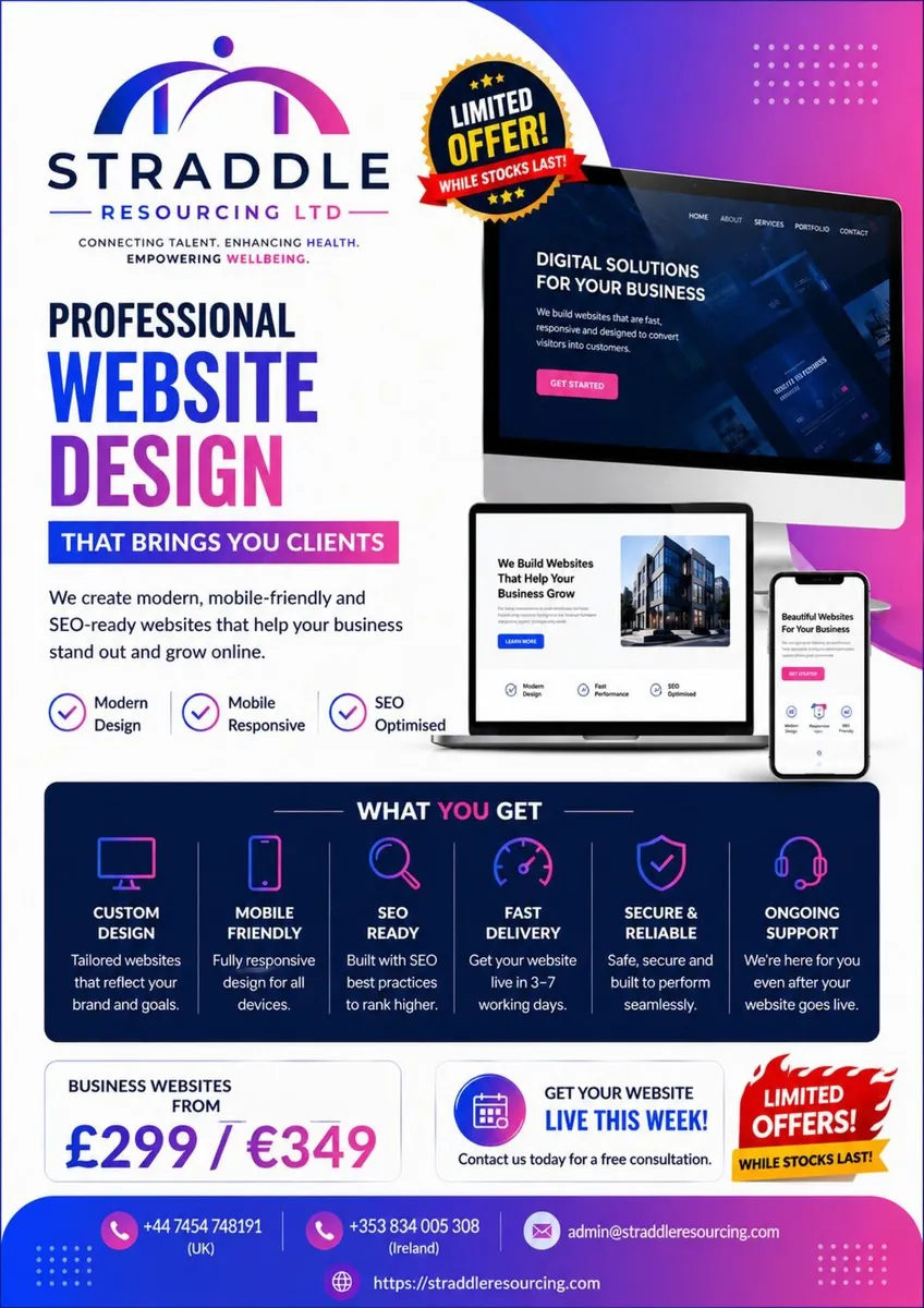 Professional Website Design for Businesses & Start