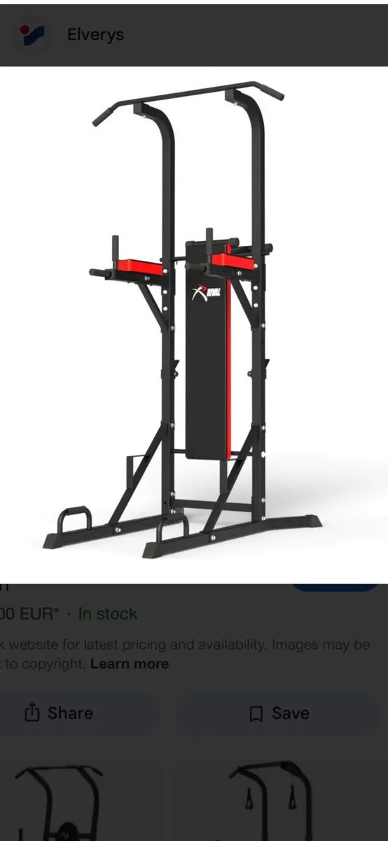 Chin up bar and bench - Image 1