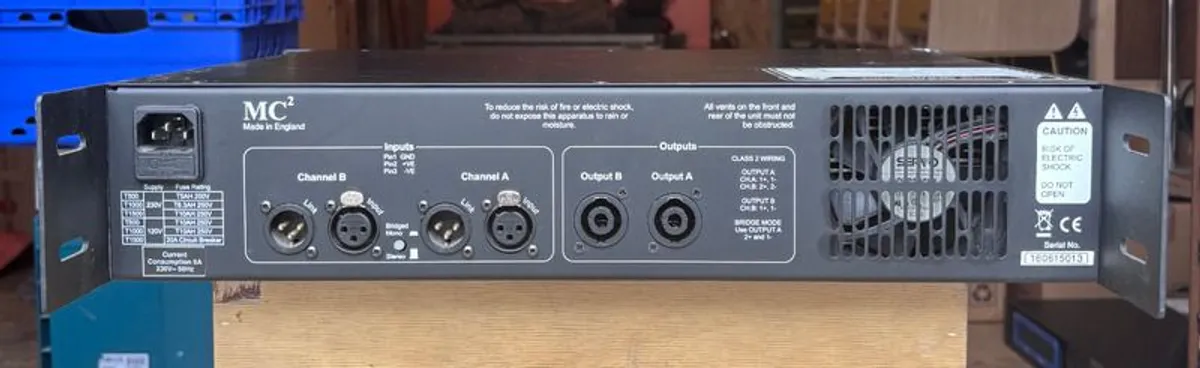 MC2 T1500 Amplifier - Image 2