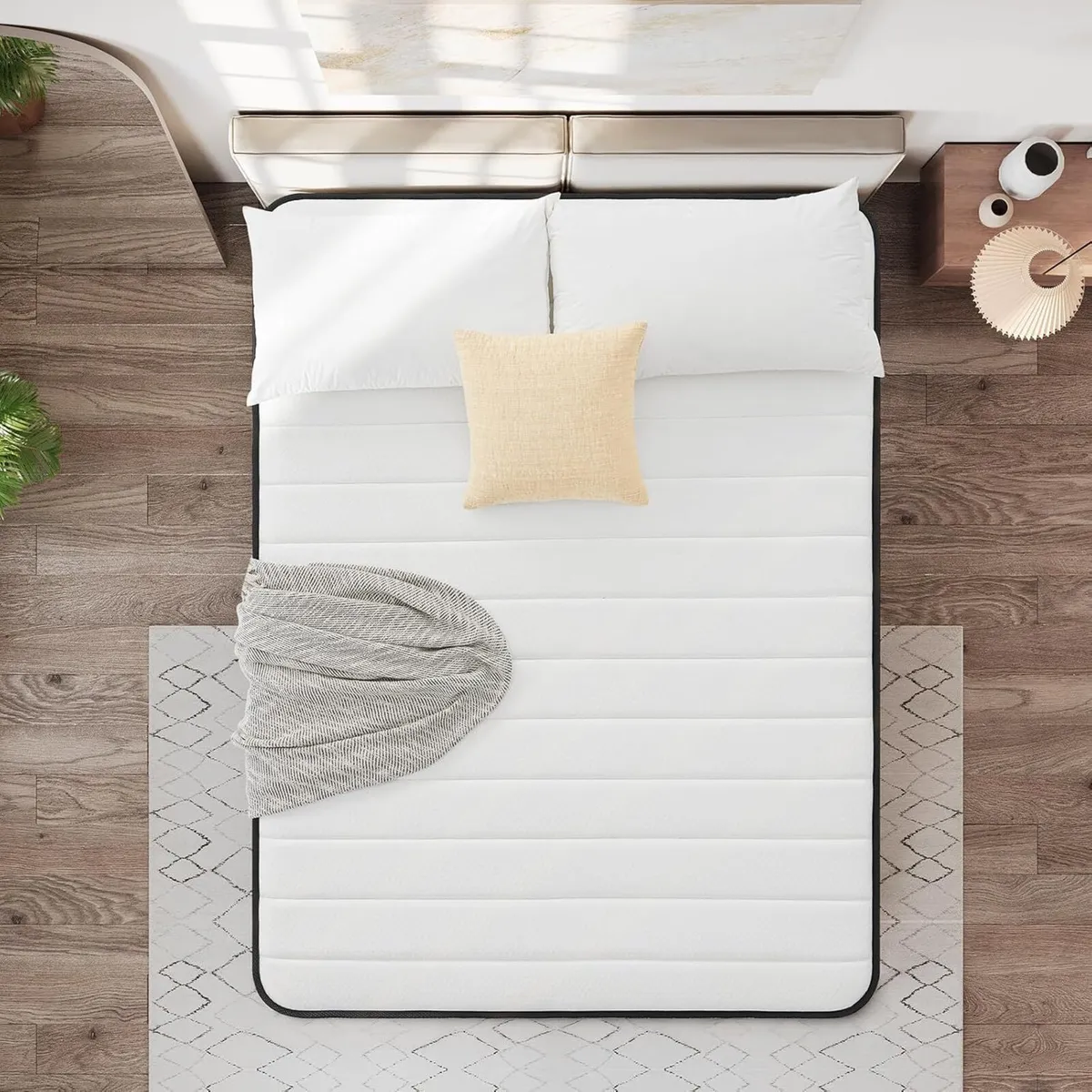 Mattress Single Bed 10.6 Inch Hybrid with - Image 2