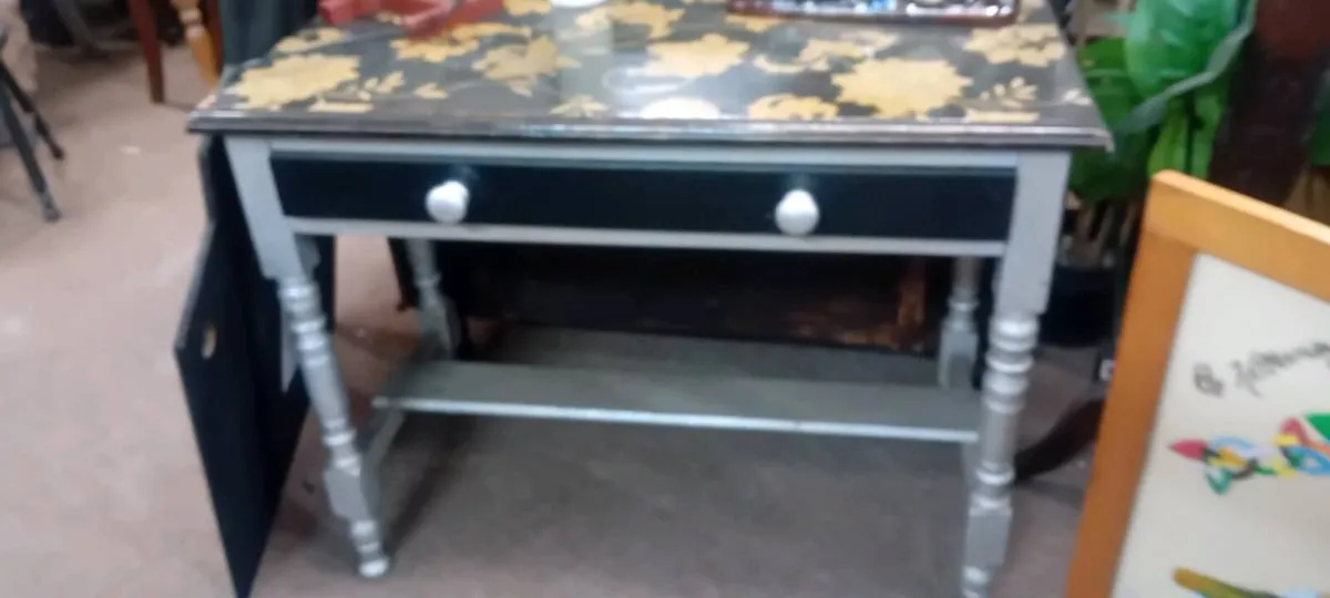 Decorative Upcycled Console Table - Image 2