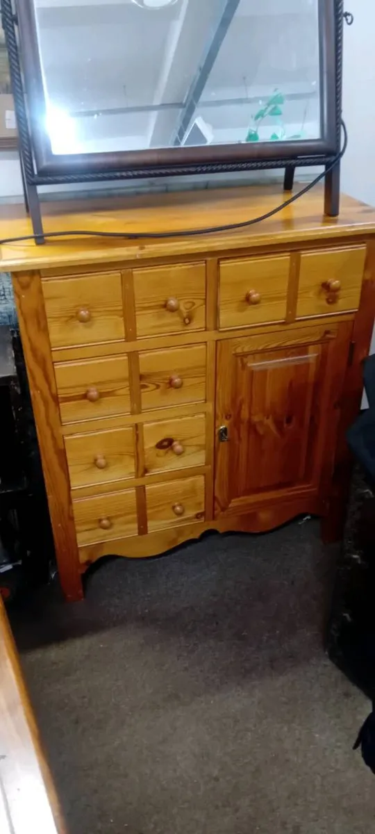Small Pine Cupboard With
