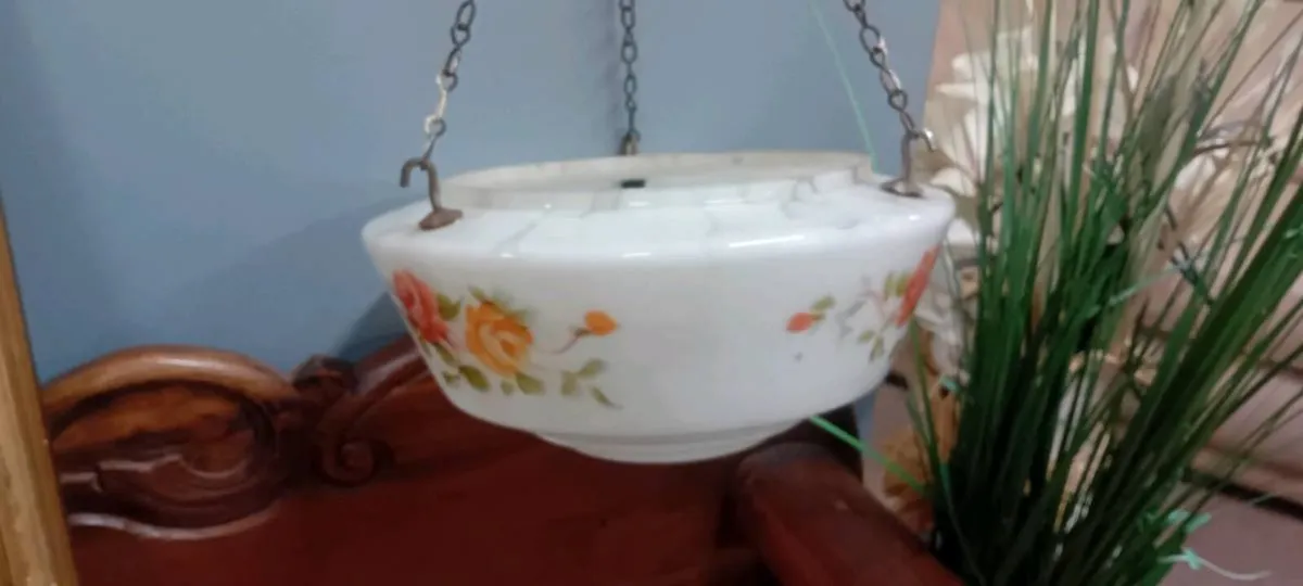 Vintage Glass Flycatcher Lightshade - Image 1