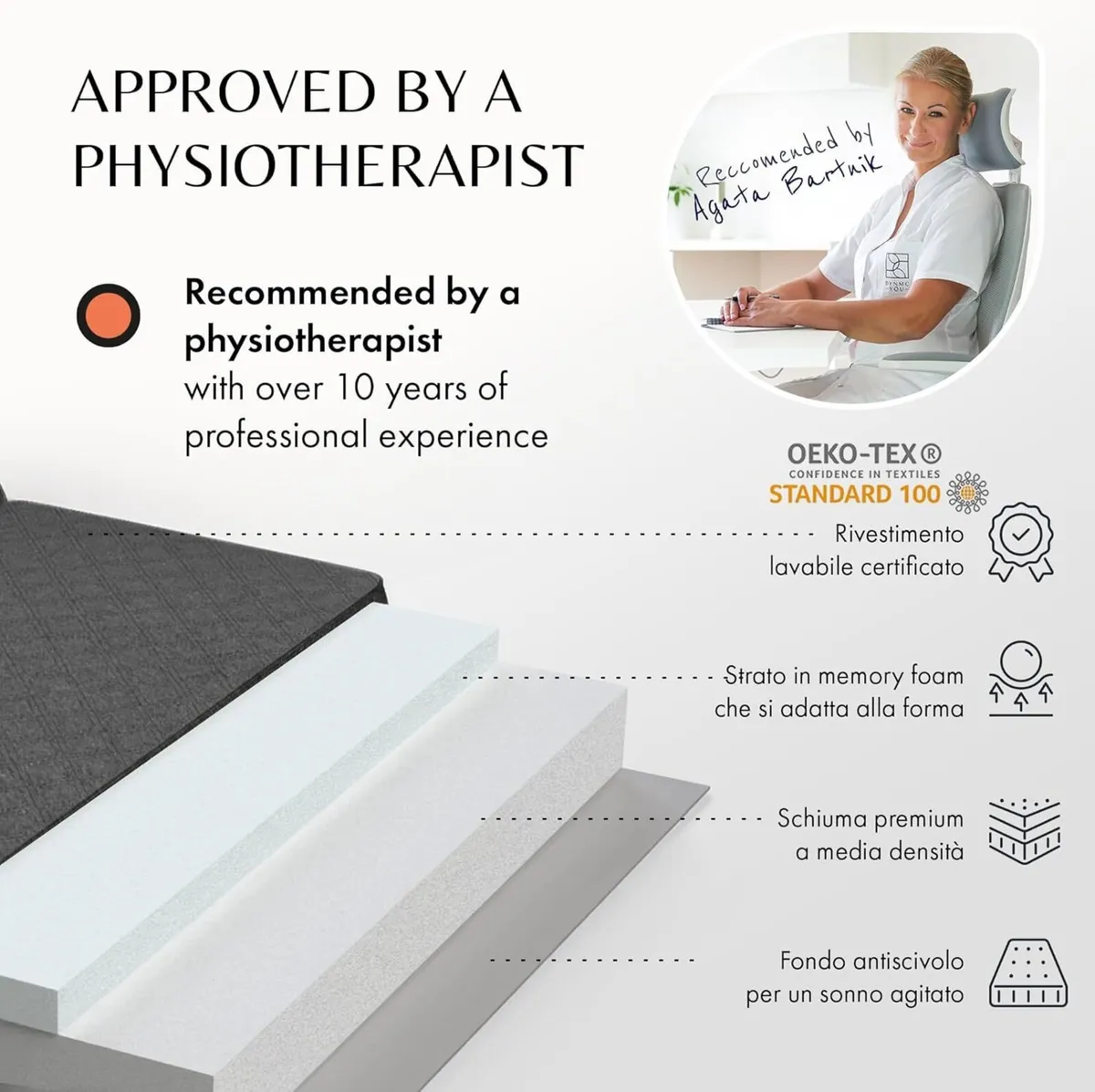Folding Mattress Single – 14cm Thick Memory Foam - Image 4