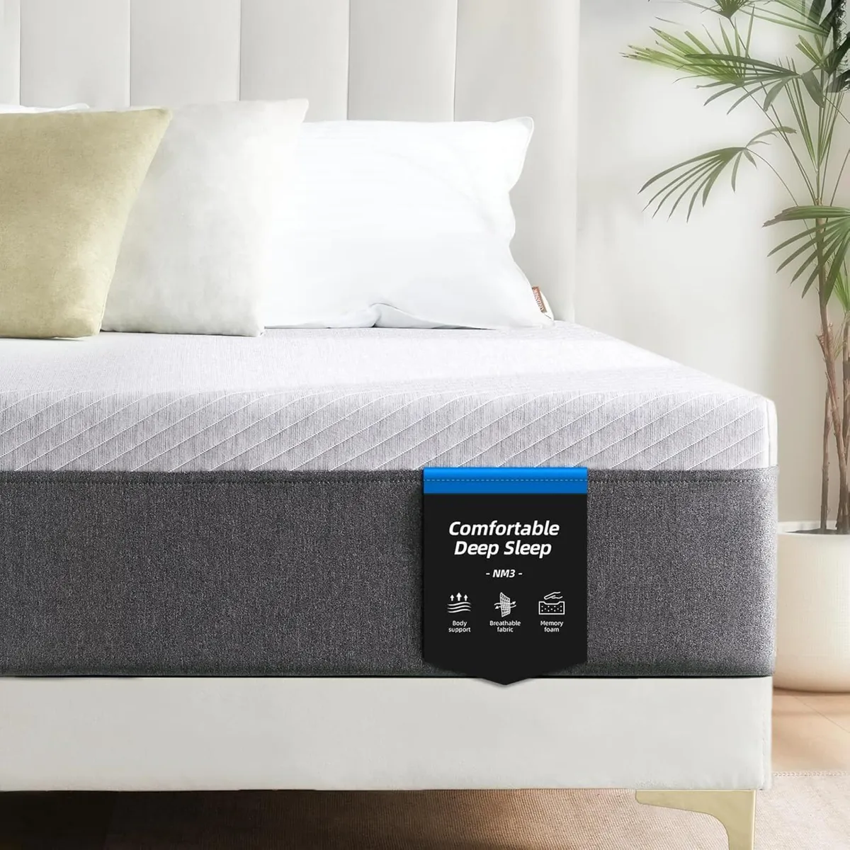 Single Size Mattress Gel Memory Foam Soft - Image 1
