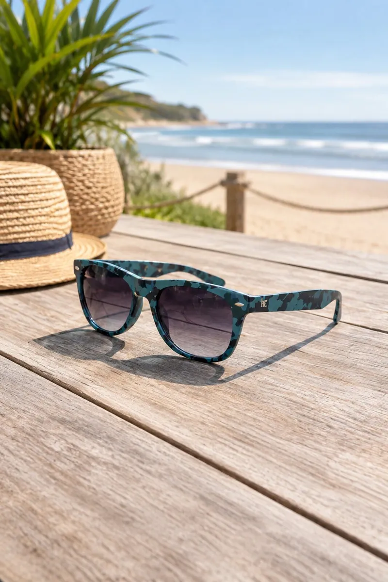 Premium Acetate Sunglasses. CR-39  Grey Gradient - Image 1