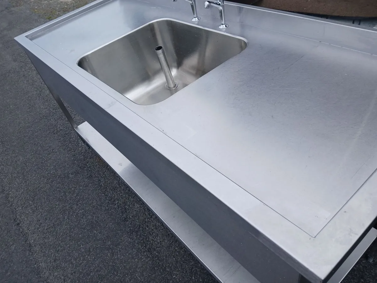 Staneless steel cabbinet sink unit complete - Image 4