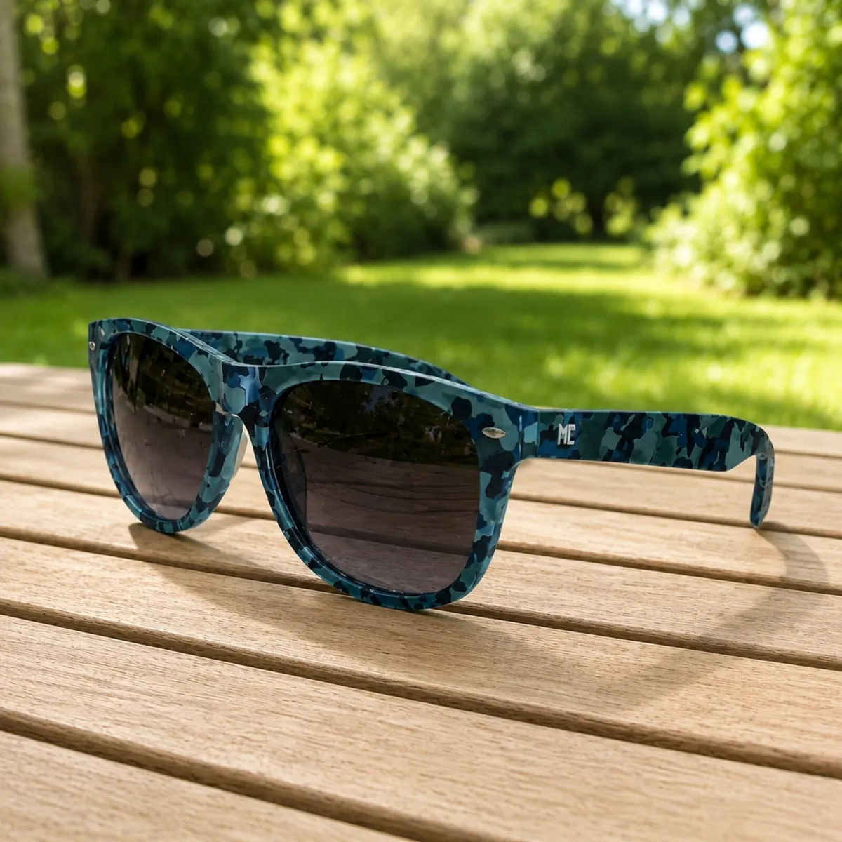 Premium Acetate Sunglasses. CR-39  Grey Gradient - Image 2