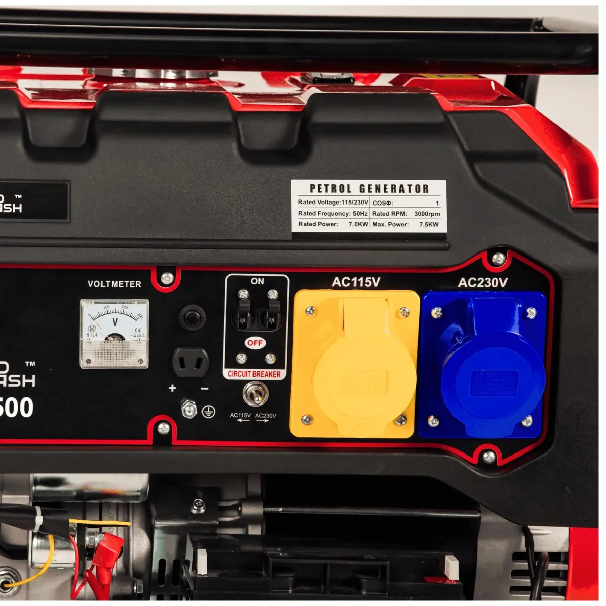 7.5KW 110V+230V Petrol Generator - Pro Group NI - Image 3