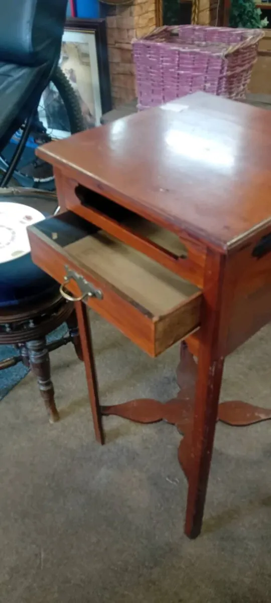 Antique Ecclesiastical Collection Table - Image 2