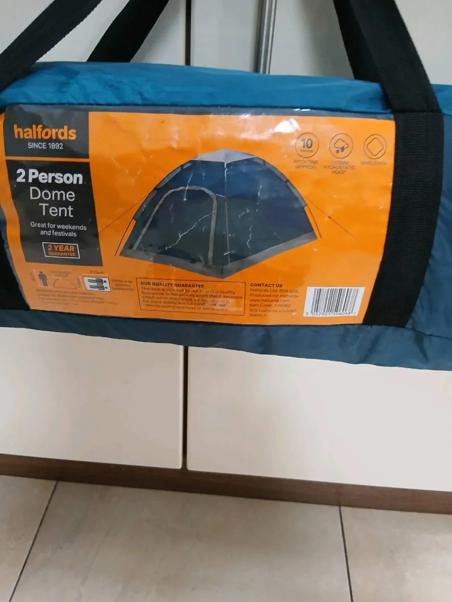 TENTS. X 2  AS NEW - Image 3