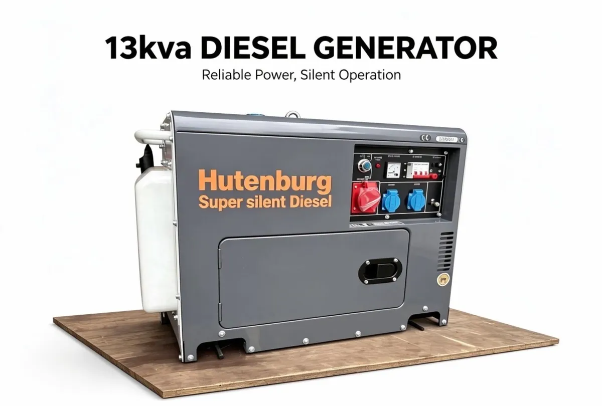 NEW 2026 SUPER SILENT DIESEL GENERATOR 13kva - Image 1