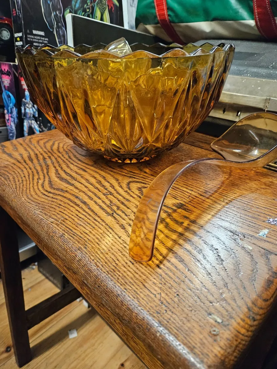 Vintage Retro Punch Bowl - Image 2
