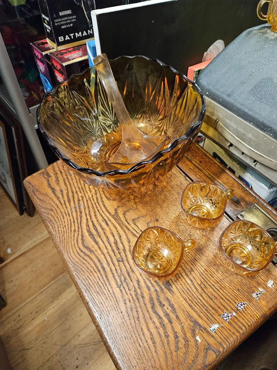 Vintage Retro Punch Bowl - Image 4