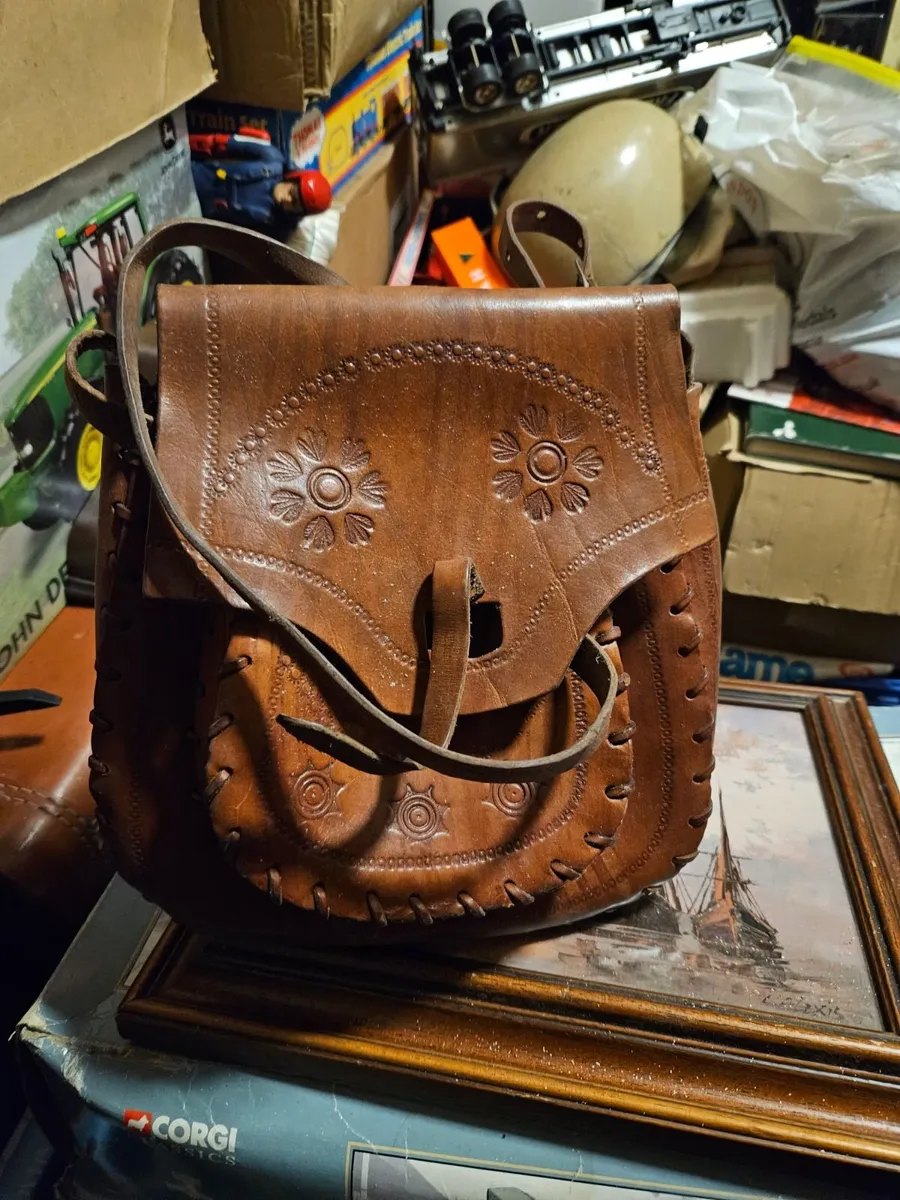 Vintage Leather Bag - Image 2