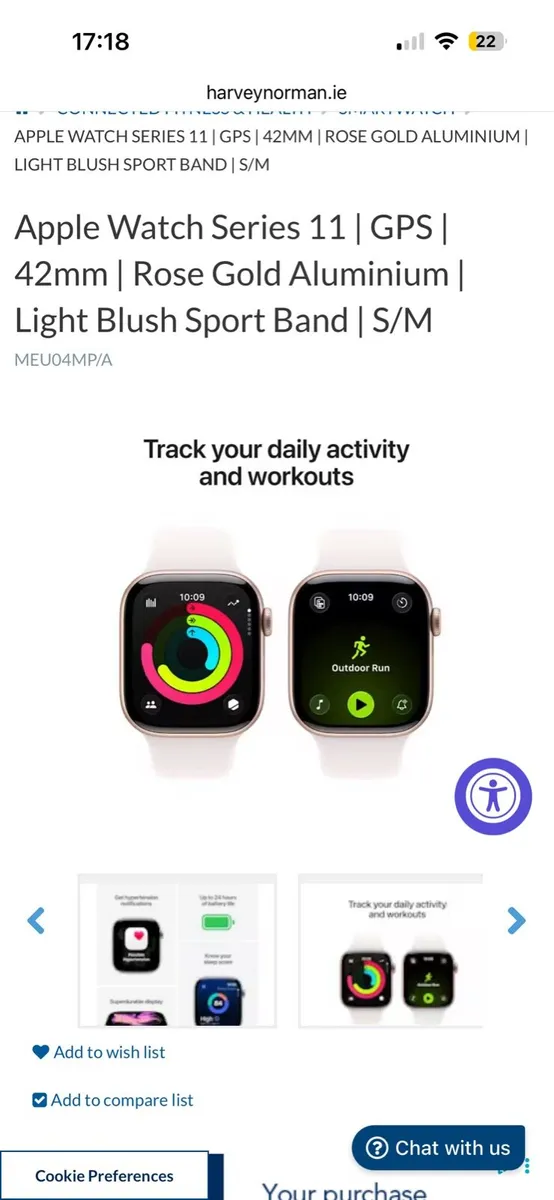 Apple Watch Series 11 GPS Rose Gold 42mm - Image 4