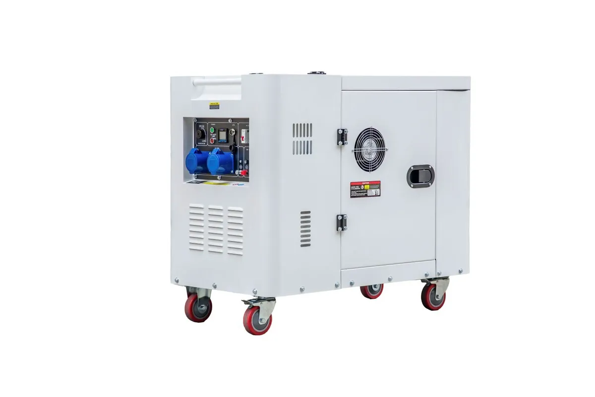 10KVA Semi-Enclosed Quiet Diesel Generator - Image 4