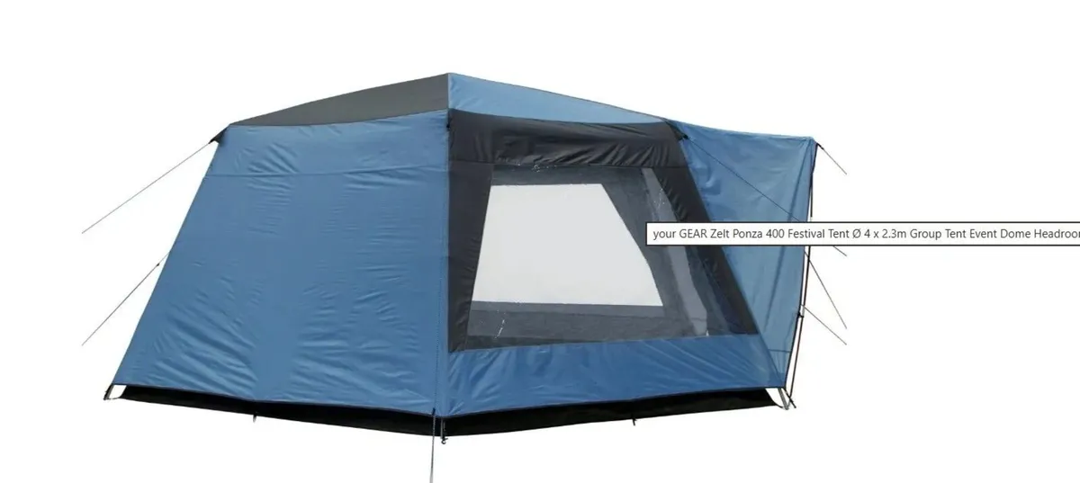 5/6 Person XL Festival & Family Camping Tent - Image 4