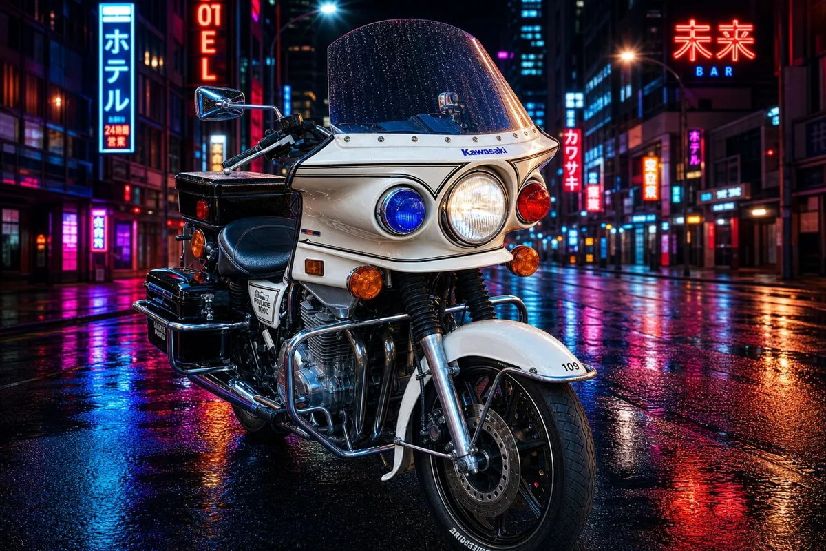 Kawasaki Z1000 US Police CHIPs 1995 - Image 3