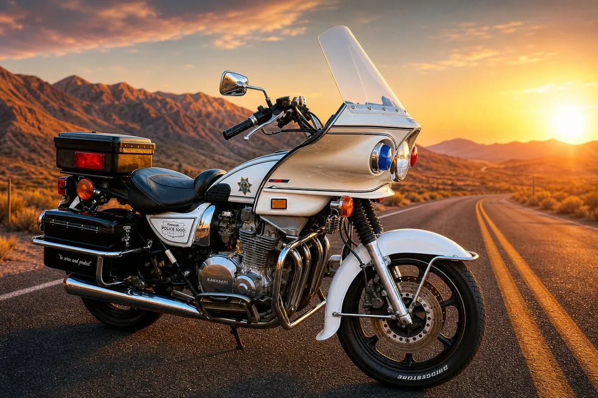 Kawasaki Z1000 US Police CHIPs 1995 - Image 4