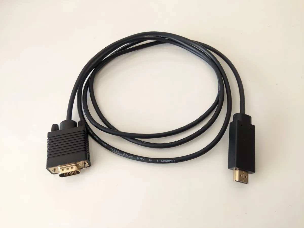 Amazon Basics HDMI (Source) to VGA (Display) Cable - Image 1