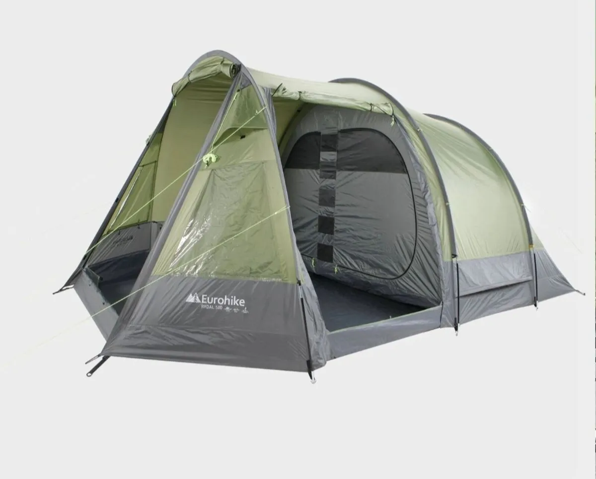 Tunnel Tent 5 man green - Image 1