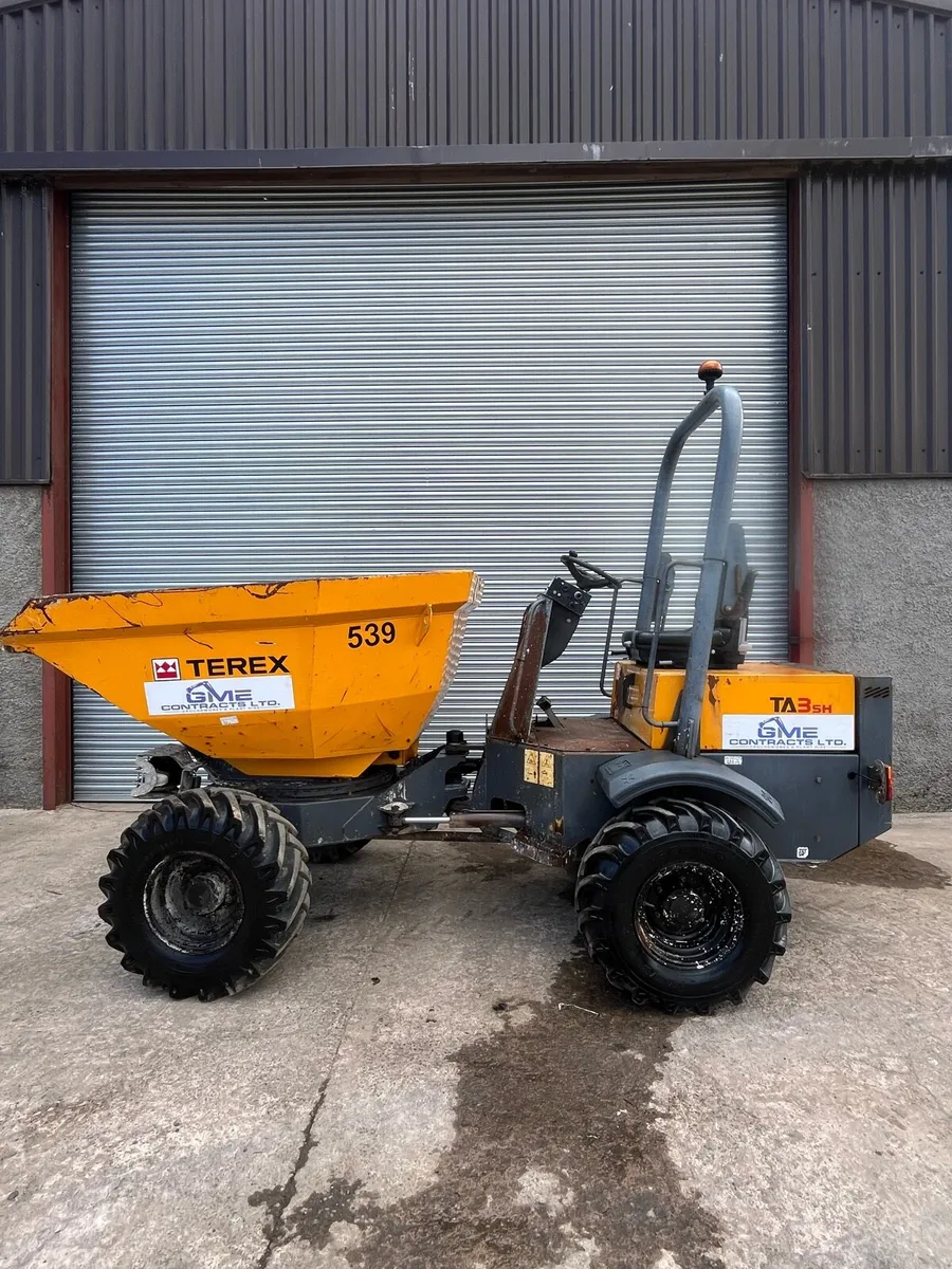 Terex Ta3sh 3 ton swivel tip site dumper - Image 2